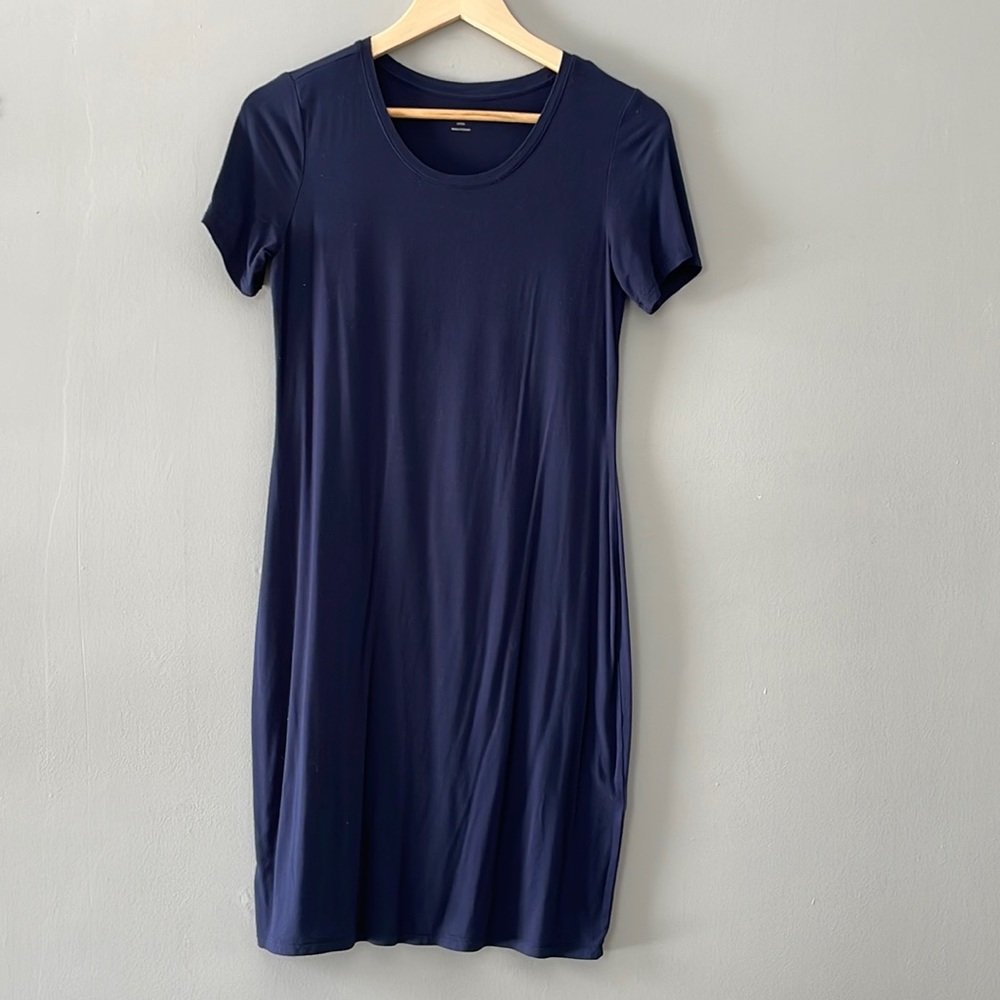 Navy Blue T Shirt Dress